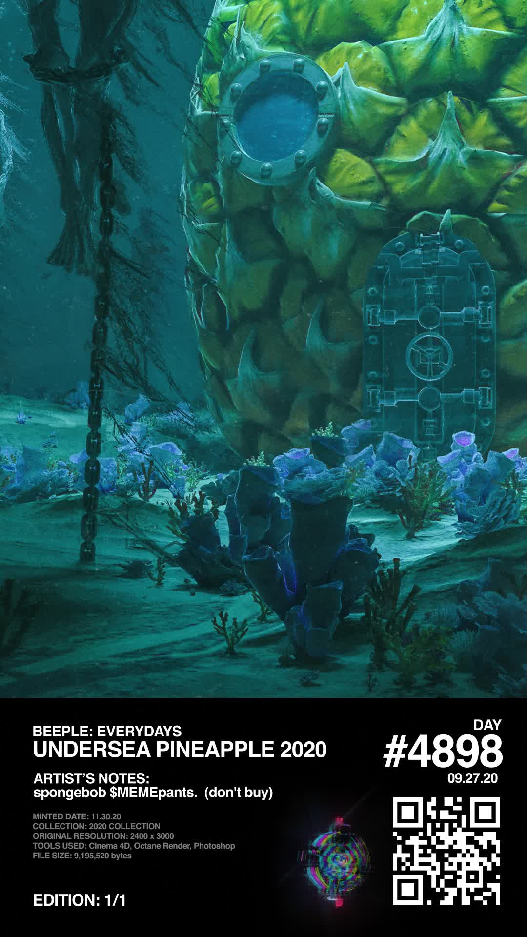 UNDERSEA PINEAPPLE #1/1