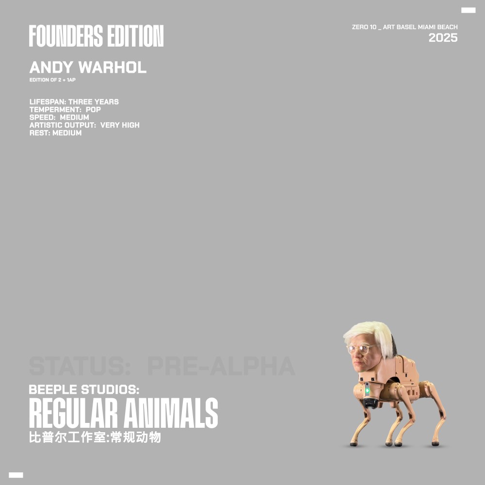 REGULAR ANIMAL _ WARHOL_AP